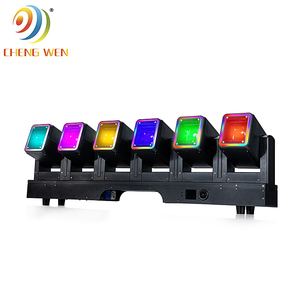 Canlı konserler için RGBW 4in1 DJ LED sahne işık: LED şerit ile 6*60W piksel Dot Matrix hareketli kafa ışın - Product Image 1