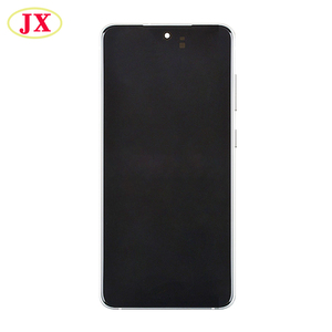 AMOLED S21FE จอแสดงผล + กรอบสําหรับ Samsung S21 FE 5G G990 G990B G990U G990B/DS G990E จอแสดงผล LCD หน้าจอสัมผัส Digitizer ASSEMBLY