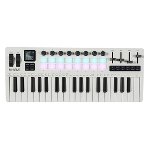 Controlador Midi Recargable 37 Teclas Controlador de Teclado Midi Teclado Controlador Midi Portátil - Product Image 1