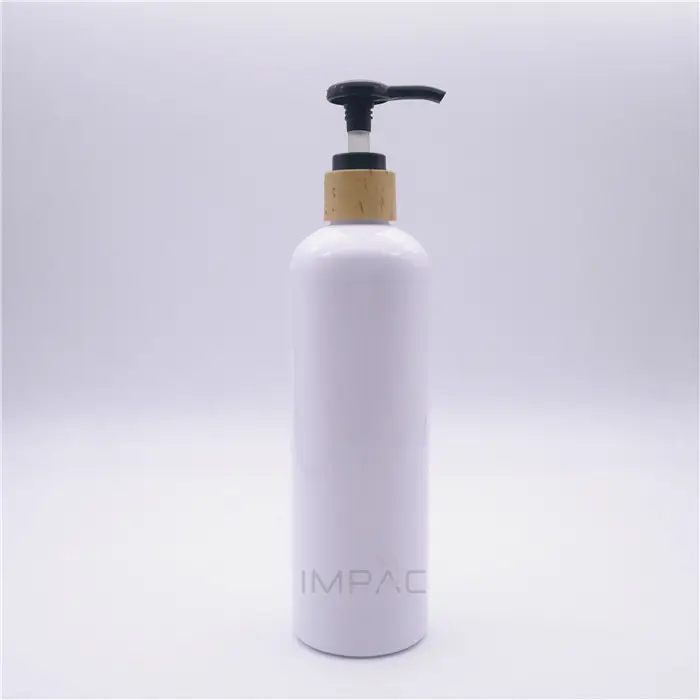 Su transfer pompası yuvarlak özel logo beyaz şampuan şişesi tedarikçisi 300 ml