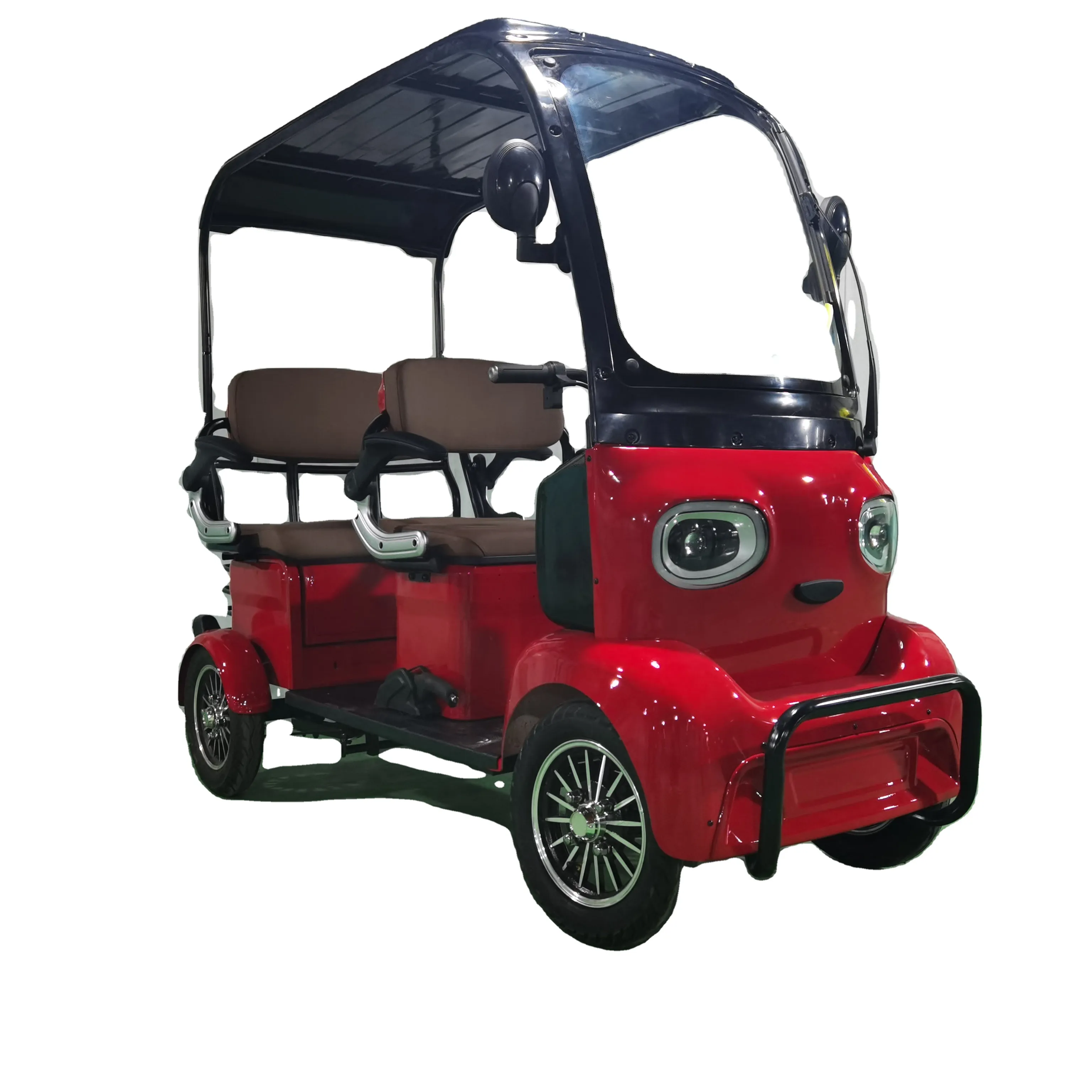 Kendaraan listrik daya mobilitas orang tua fashion Santai 4 roda luar ruangan dengan CE