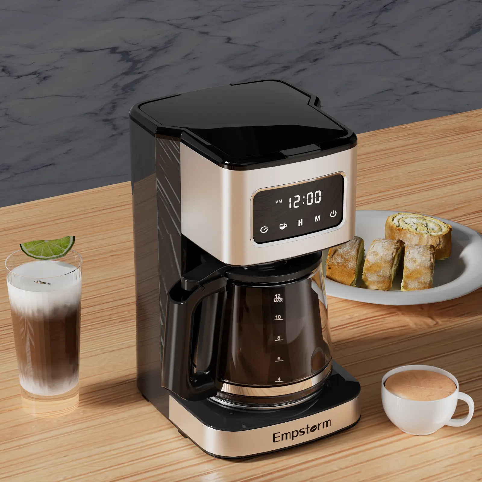Nhà sử dụng thông minh thép không gỉ Tự động Cuisinart cà phê Maker Americano nhỏ giọt cà phê Maker