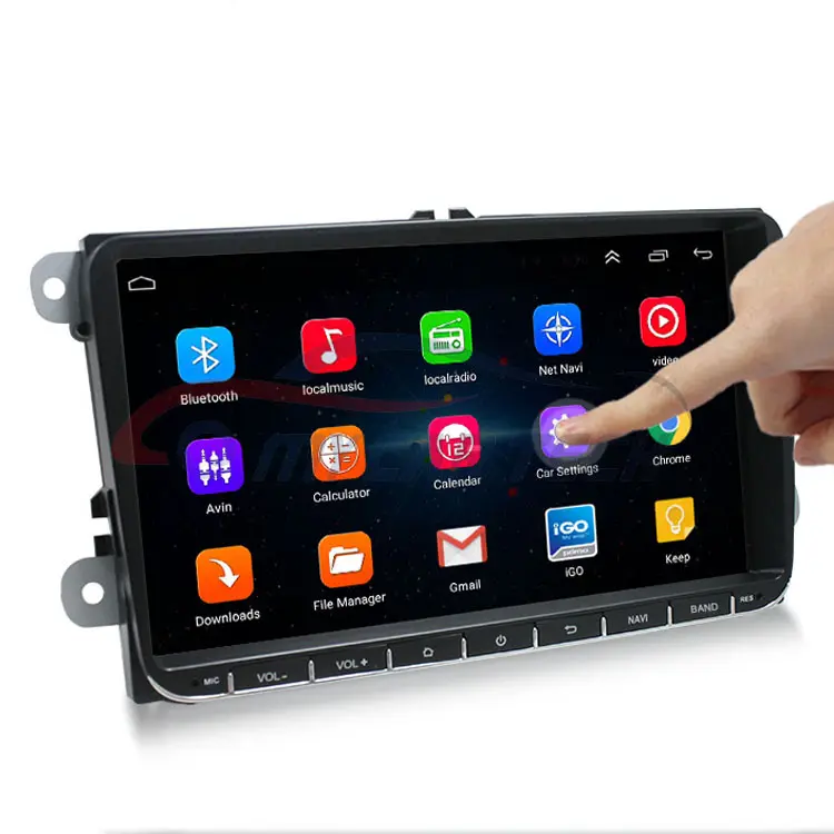 Radio con GPS para coche, reproductor MP5 con pantalla de 9 pulgadas, doble 2Din, Android, Wifi, Audio estéreo automático