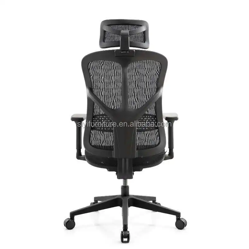 Office Guest Chair Executive Ergonomic Real Genuine Leather Adjustable Armrest Office Chair With Footrest