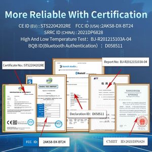 PDDAXLQUE DX-BT24W-A Bluetooth-Modul mit externer Antenne für Informationen zum drahtlosen Bluetooth-Transceiver-Modul Arduino BLE 5.1