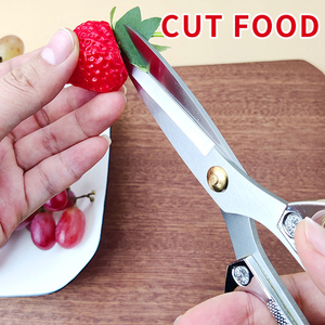 Đa-Chức Năng Thép Không Gỉ Xương Gà Cắt Kéo Mạnh Mẽ Nhà Bếp Kéo Kẽm Hợp Kim Xử Lý Cho Văn Phòng Sử Dụng Tự Làm Lớp - Product Image 2