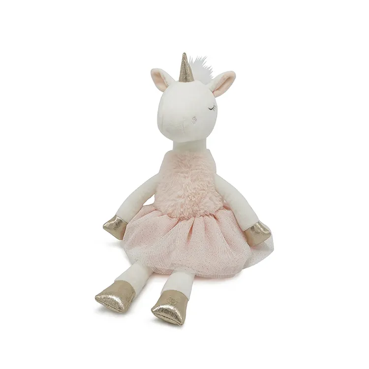 Jouet licorne en peluche de noël pour enfants, prix bon marché, sommeil de noël, 2023