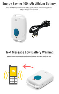 SMSトークワイヤレスパニックボタン緊急通話システムを備えたgsmアラーム - Product Image 6