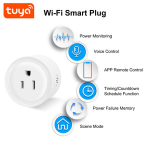 ระบบอัตโนมัติภายในบ้านรีโมทคอนโทรลอัจฉริยะแอป Tuya 10A ปลั๊กไฟมาตรฐานสำหรับ PST-BSD01ในบ้าน - Product Image 3