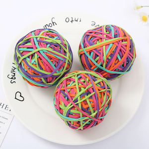 Colorful Strong <strong>Elastic</strong> Anti-Aging Multicolor Rubberband <strong>Loop</strong> Rubber Band <strong>Ball</strong> for School Stationery Office Diy Arts - Product Image 1