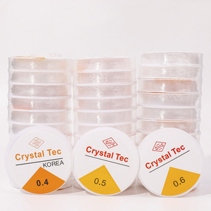 <strong>Wholesale</strong> 0.6mm 0.8mm DIY <strong>Round</strong> Transparent Crystal Elastic <strong>String</strong> for Bracelet Beading Wire for Jewelry Cord Thread - Product Image 5