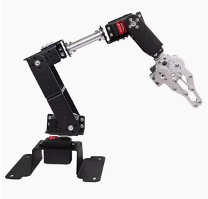 6自由度ロボットアームサーボロボットグリッパーインテリジェントカーアクセサリーマイクロコントローラプログラミングDIY - Product Image 1