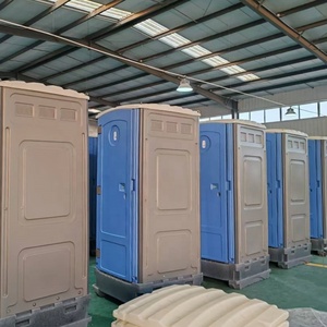 Fabrika kaynağı geçici tuvalet porta lazımlık WC kira kira için kolay montaj ayrılabilir HDPE taşınabilir tuvalet - Product Image 4