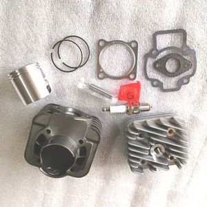 トップエンド70cc47mmPiaggio Typhoon502Tビッグボアレーシングシリンダーブロックキットヘッド (Gilera Italjet Xr 50cc2Tモーターサイクルエンジン用) - Product Image 1