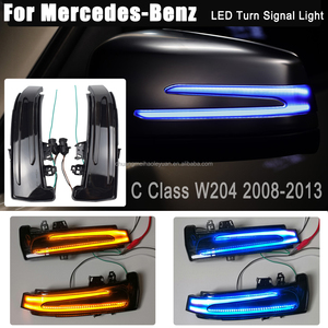 LED dinamik dönüş sinyal ışığı yan ayna lambası flaşör göstergesi Mercedes Benz W204 CLA A B C E S GLA CLS CLS W176 W212 - Product Image 4