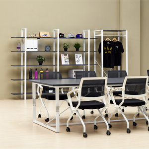 Étagère ouverte coréenne Bibliothèque murale flottante Design pour salon/étude Finition en bois naturel et aménagement personnalisable Fabriqué en Corée - Product Image 5