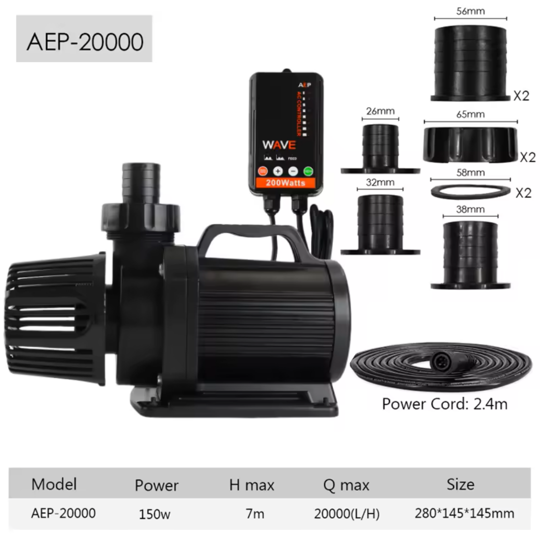 AEP-20000 (150W, 20000LH, Hauteur de levage 7m) Noir