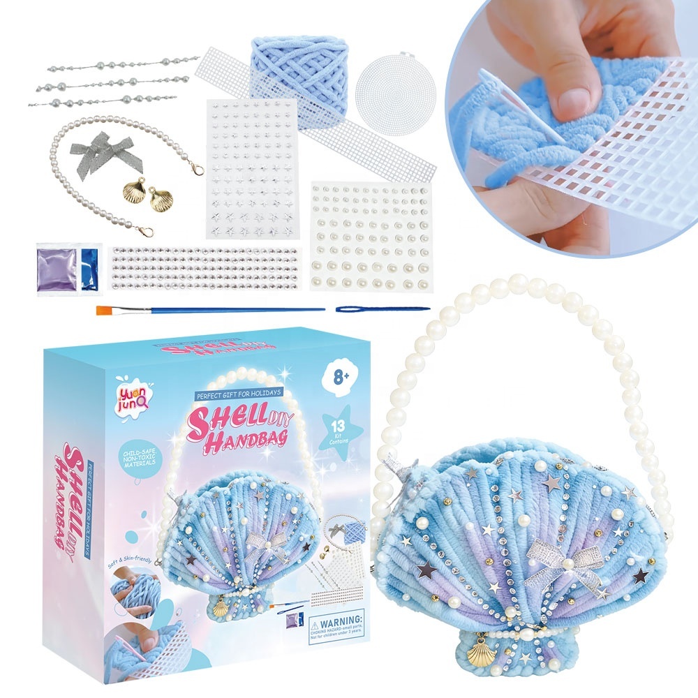 Blue Shell Handbag