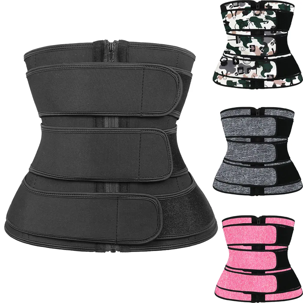 NANBIN Neopren 3 Gürtel 4 Farben Private Logo High Waist Trainer Shaper Unterwäsche mit Riemen