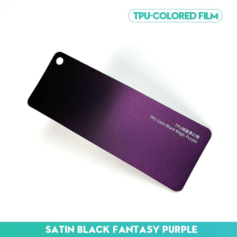 Satin Black Fantasy Purple