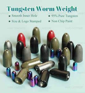 ग्रीन कद्दू 1/2oz 5/8oz 3/4oz 1oz टंगस्टन कीड़ा वजन बुलेट के सभी प्रकार में भार वजन बास मछली पकड़ने के लिए - Product Image 3