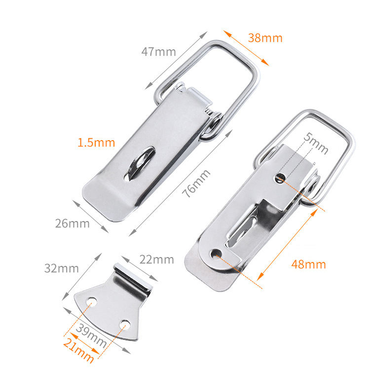 201 Stainless Steel with lock hole