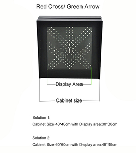 Variable <strong>Message</strong> Lane Management Led Display Red Cross Green Arrow Lane Control Sign - Product Image 5