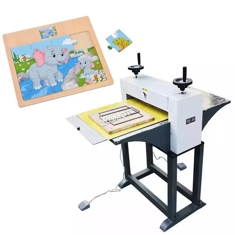 Máquina de corte de papel semi automática, venda quente, die máquina de corte, cortador, quebra-cabeças, máquinas de corte