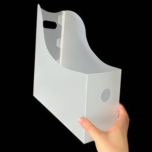 Desktop <strong>File</strong> Rack Office Supplies Simple and Foldable Finishing Book Stand <strong>File</strong> Data Classification Storage Box - Product Image 3