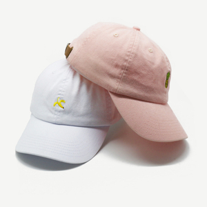 Pamuk Softt yapılandırılmamış nakış özel baba spor şapka 6 Panel beyzbol şapkası - Product Image 2