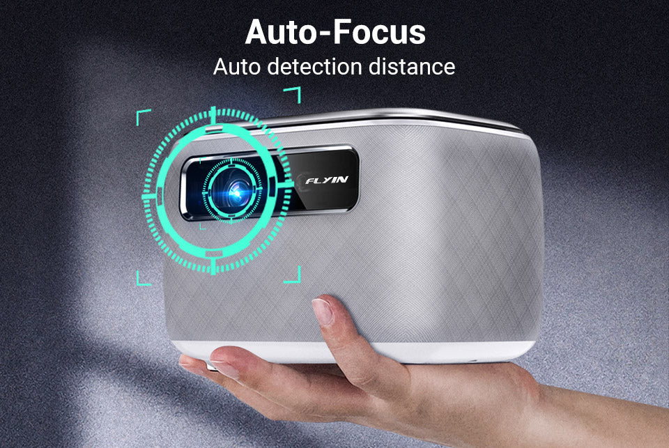 Flyin V8 750Ansi Lumen 1080p Проектор для домашнего кинотеатра Mini Smart Full Hd 4k Dlp Led