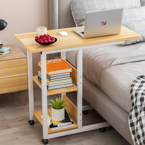 Trabajo en casa, cama de madera de escritorio del ordenador portátil fijo extraíble altura ajustar la computadora de escritorio de café desayuno mesa de servicio - Product Image 5