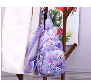 2024 yeni çanta sevimli kız bir omuz crossbody çanta çocuk eğlence sırt çantası karikatür Stellalou çantası - Product Image 4