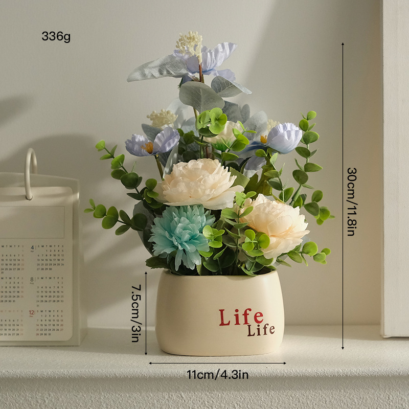 Hortensia azul amarillo vida con Cuenca