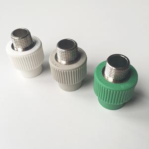 ז 'ונגסו ppr אביזרי צנרת פלסטיק באיכות מעולה נחושת פלסטיק חוט ריתוך זכר