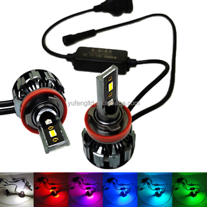YF 9005ไฟอัตโนมัติแบบปลั๊กแอนด์เพลย์9006 9012 IP68 4000LM H11 RGB ไฟหน้า LED 200W - Product Image 2