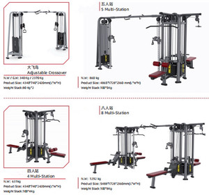 Çok spor salonu 5 istasyon egzersiz makinesi - Product Image 3