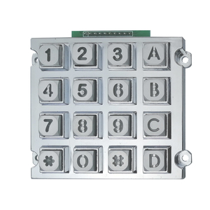 4X4 matrix <strong>numeric</strong> blue led die cast illuminated keypad with <strong>function</strong> key buttons - Product Image 5