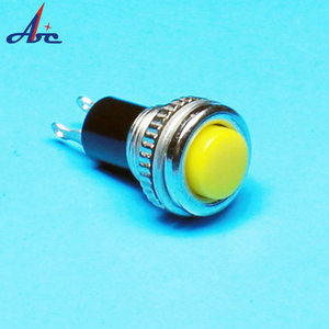 Interruttore a pulsante spento (acceso) da 10mm DS-316 interruttore a pulsante da 0,5 a 220 Volt funzione momentanea Interruttore a pulsante a 2 Pin - Product Image 4