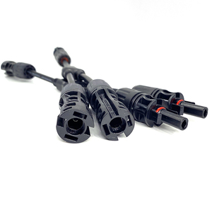 Y Photovoltaic Connector Y-tee <strong>One</strong>-two Solar Cell Module PV Connectors Male and Female <strong>Parallel</strong> - Product Image 3