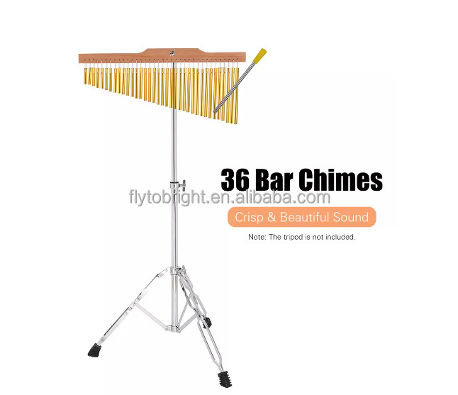 36 Notas Doradas con Soporte Plateado