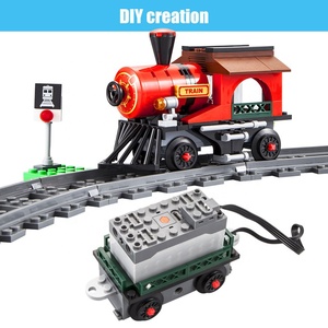 K96115 2.4G elektrische Fernbedienung Telefon APP BT Programmierung DIY Montage RC-Zugbahnen 148 Stück Bausteine Dampf Kinderspielzeug