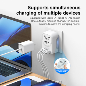 Enchufe eléctrico JP, función de toma de corriente, adaptador de corriente de Control, convertidor multiadaptador - Product Image 3