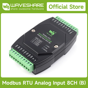 <strong>Modbus</strong> <strong>RTU</strong> <strong>Analog</strong> <strong>Input</strong> 8CH (B) Waveshare Industrial <strong>Modbus</strong> <strong>RTU</strong> 12-bit High-precision Supports Voltage and Current Acquisition - Product Image 2