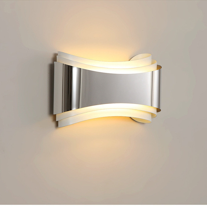 Bedroom lamp modern simple wall lamp cafe bar leisure lounge Hotel bedside special-shaped led iron wall Hotel Wall Lamp Modern