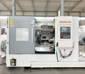 Tornio CNC centro tornio doppio mandrino con corsa asse Y 75/50/45 idraulico di programmazione contropunta pesante capacità