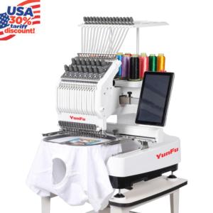 <strong>Custom</strong> Design Single Head 15-Needle <strong>Computer</strong> Embroidery Machine for Personal Start-up or Printing Shops - Product Image 3