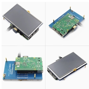 5-Zoll-TFT-LCD-Module mit Touchscreen-Schnitts telle Kompatibel mit Raspberry Pi 3 Modell B Inklusive Touch Pen