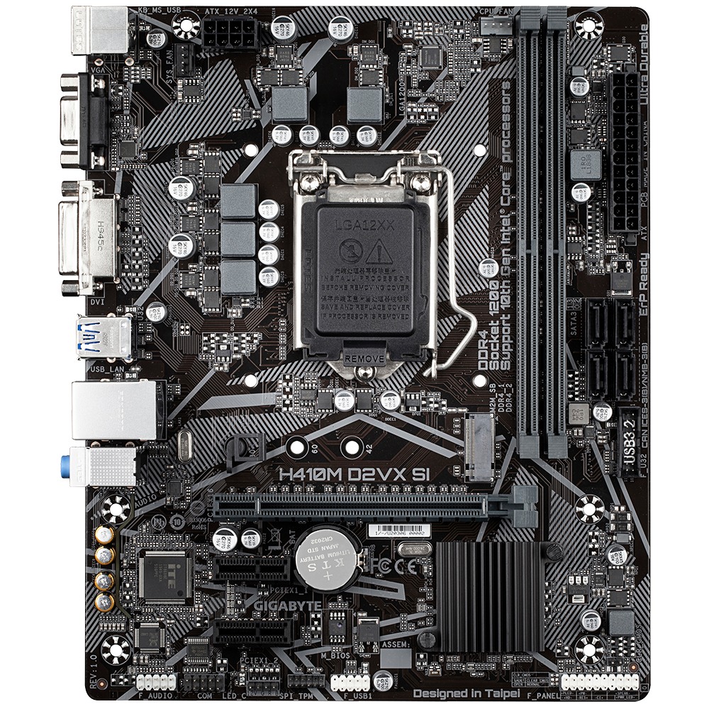 GIGABYTE H410M D2VX SI V2/V3