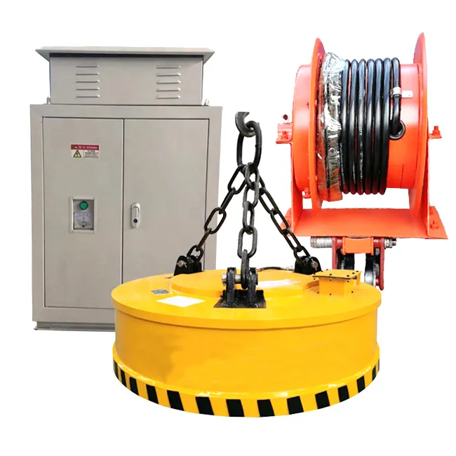 Round Diameter 1000 mm Electric Magnetic Lifter For Crane Excavator